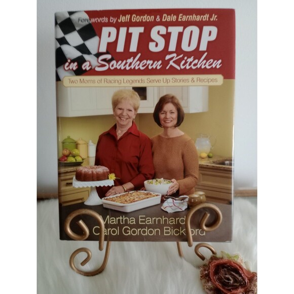 PIT STOP Southern Cookbook by Moms of Racing Legends Jeff Gordon & Earnhardt Jr - Picture 1 of 5